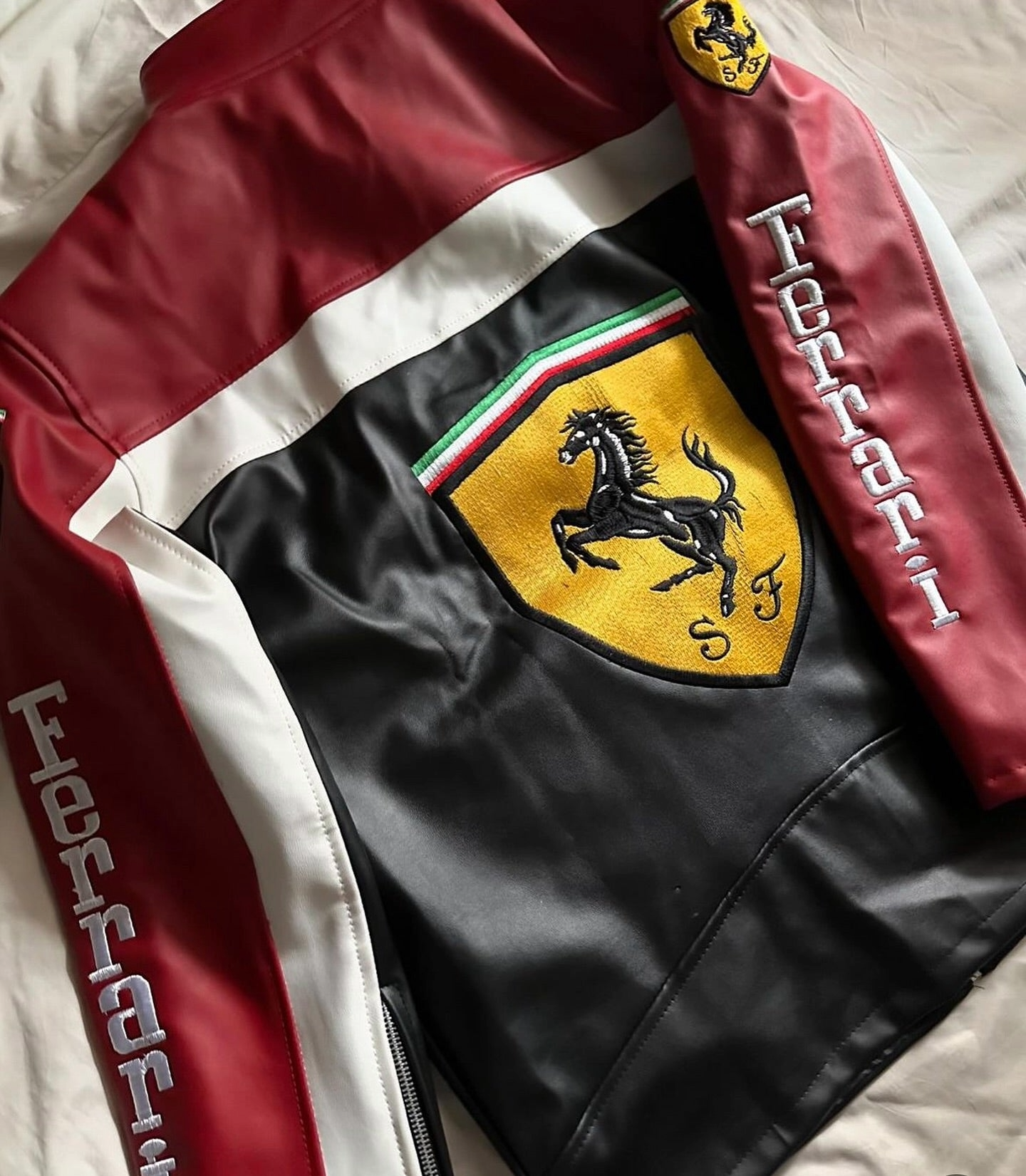 Ferrari F1 Leather Jacket – Iconic Motorsport Style