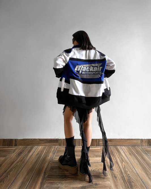 BlackAir Classic Racer Jacket – Streetwear Motorsport Style