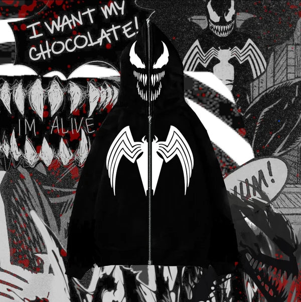Black Venom Hoodie – Viral Street Fashion