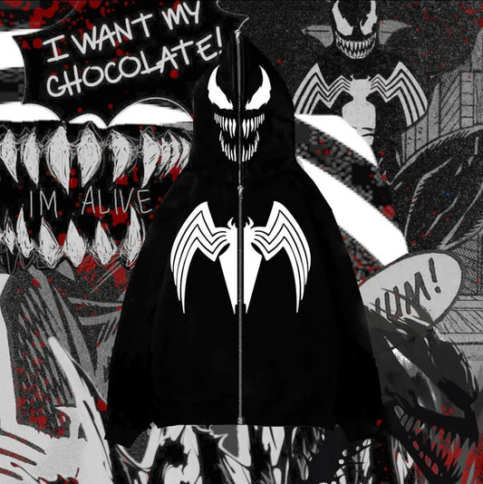 Black Venom Hoodie – Viral Street Fashion