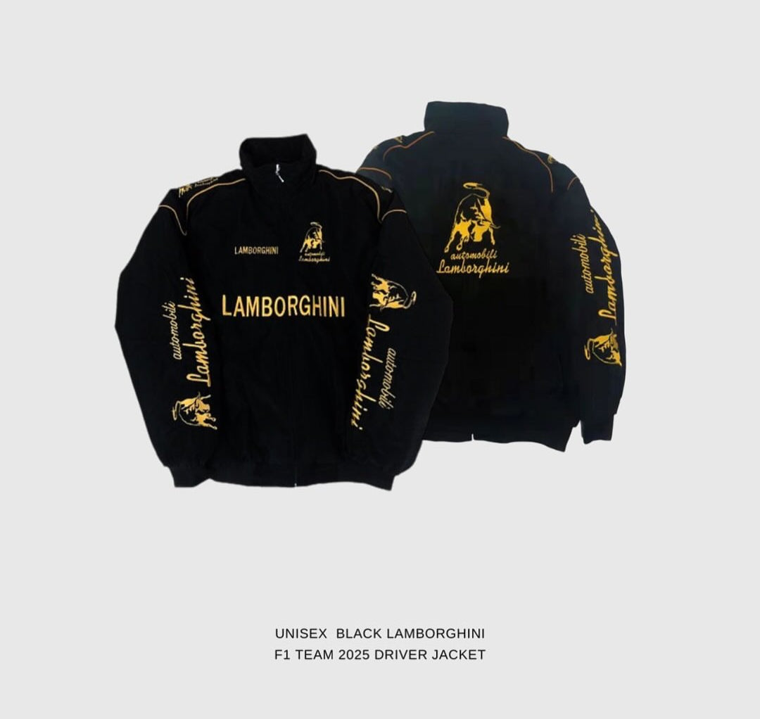 Lamborghini Embroidered Bomber Jacket