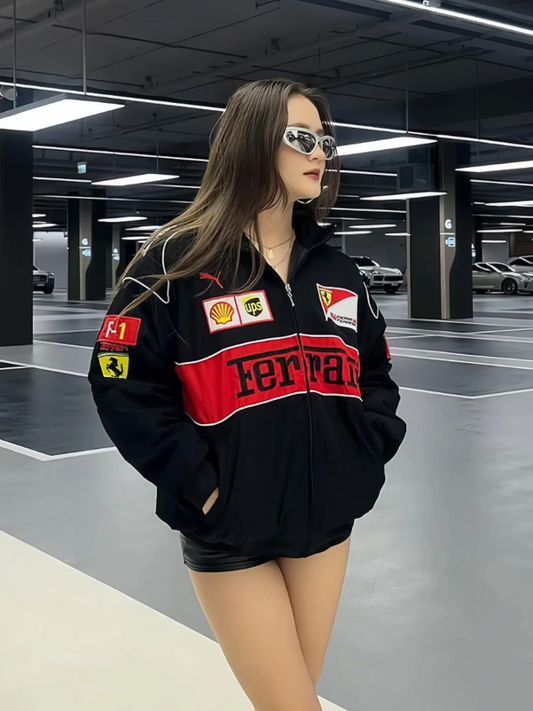 Lumor F1 Vintage Racing Jacket – Motorsport Streetwear Edition