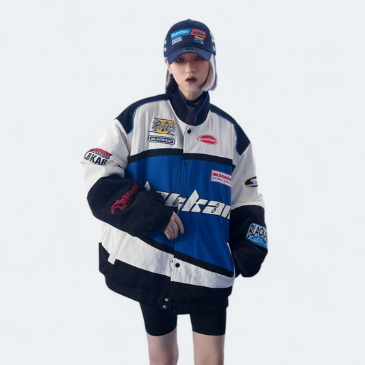 BlackAir Classic Racer Jacket – Streetwear Motorsport Style
