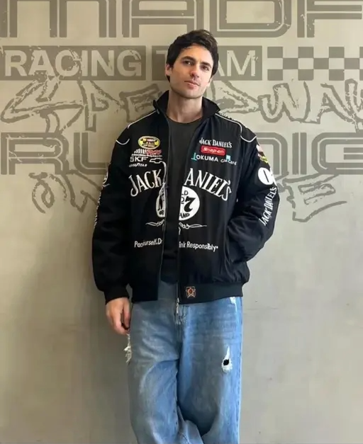 Black Label Motorsport Jacket | Premium Streetwear