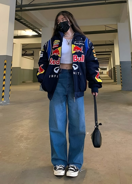 Red Bull Inspired Racing Jacket – Premium Quality