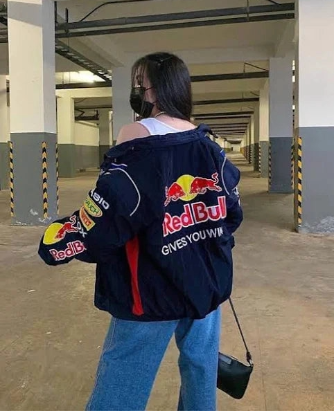 Red Bull Inspired Racing Jacket – Premium Quality