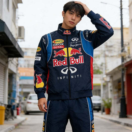 Red Bull Racing Track Jacket – Premium Motorsport Streetwear