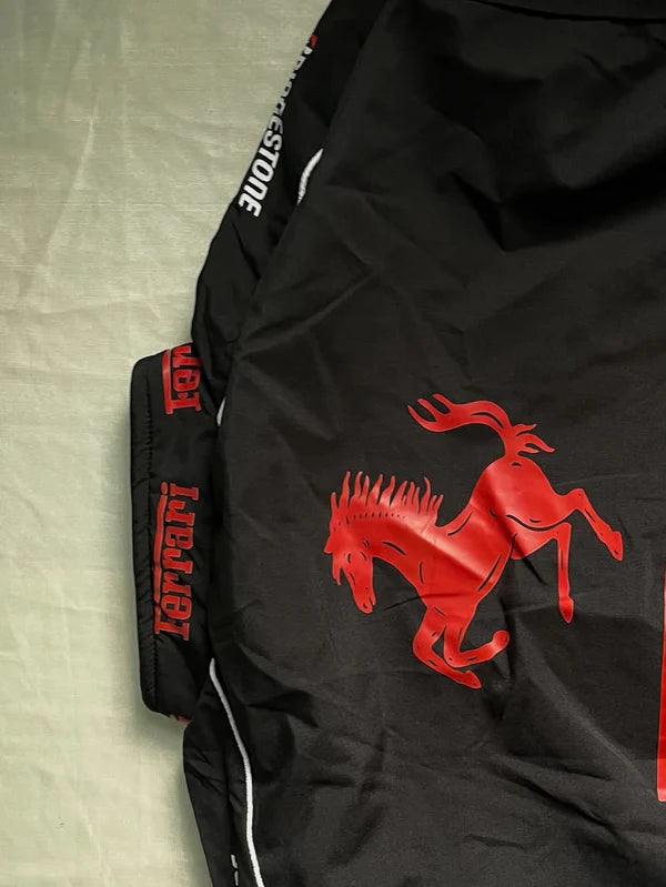 Black & Red Streetwear Jacket – Lightweight Urban Style